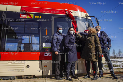 Pętla Chełm. Uroczystość nadania tramwajowi pessa...