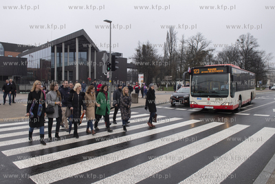 Gdańsk. Otwarcie nowego przejścia naziemnego na wysokości...