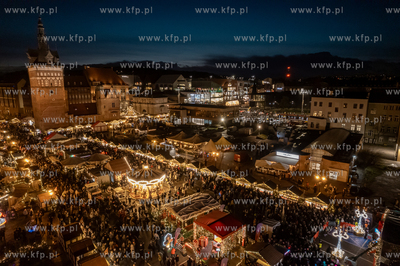 Gdańsk. Jarmark Bożonarodzeniowy na Targu Węglowym....