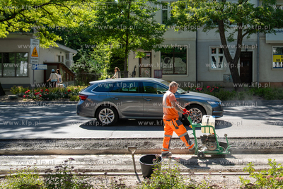 Remont nawierzchni alei Niepodległości w Sopocie....