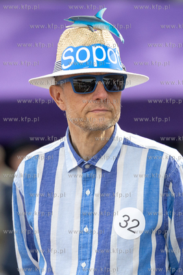 Sopot Wyścigi. Hipodrom. Konkurs kapeluszy i wyścigi...