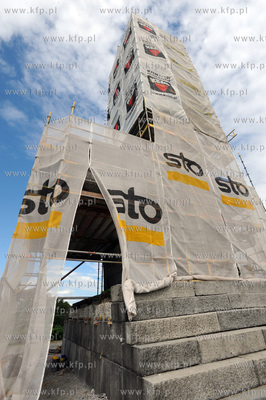 Niecodzienny widok na Westerplatte. Pomnik Obroncow...