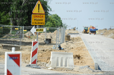 Gdansk. Budowa ulicy Nowej Lodzkiej oraz nowej lini...
