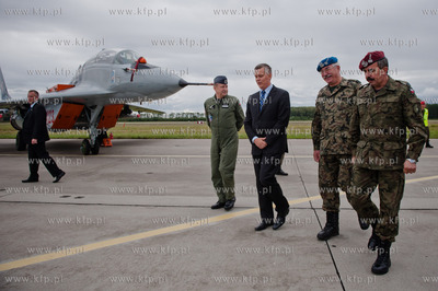22 Baza Lotnictwa Taktycznego w Malborku. Uroczystosc...