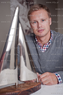 Gdynia. Zeglarz Maciej Grabowski. 12.03.2013 fot. Mateusz...