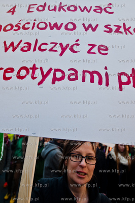 Gdansk. Trojmiejska Manifa 2014 zorganizowana w dzien...