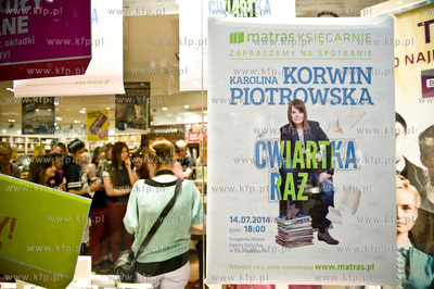 Gdansk. Galeria Baltycka. Ksiegarnia Matras. Spotkanie...