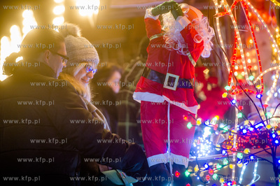 Gdansk. Przywitanie Swietego Mikolaja, parada zaczarowanego...