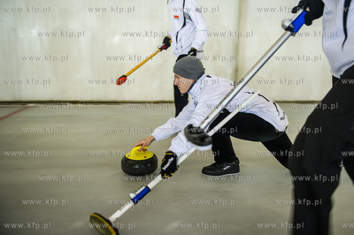Gdansk. Hala Oliwia. Tor Curlingowy. Mecz 5 kolejki...