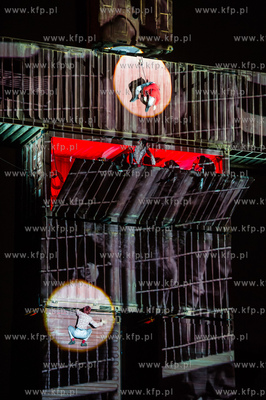 Gdansk. Plac Zebran Ludowych. XIX Miedzynarodowy Festiwal...