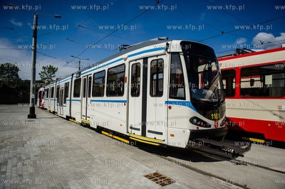 Gdansk. Wrzeszcz. Zajezdnia tramwajowa Zakladu Komunikacji...