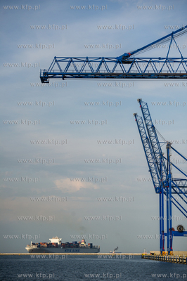 Gdansk. Terminal kontenerowy DCT. Kolejne zawiniecie...