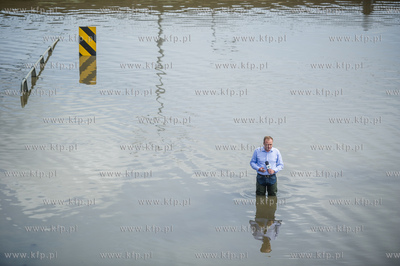 Gdańsk. Skutki silnych opadow, które przeszły nad...
