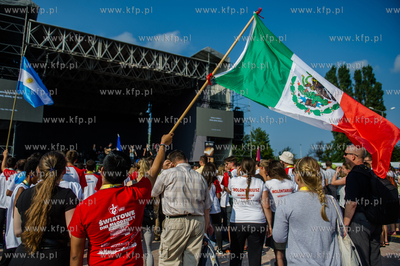 Gdańsk. Plac Zebrań Ludowych. Światowe Dni Młodzieży...