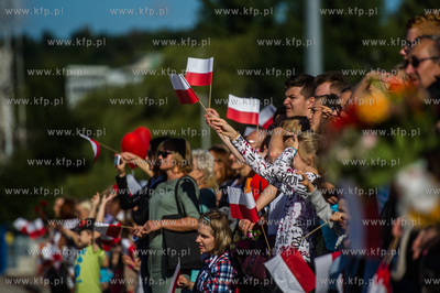 Port Wojenny w Gdyni Oksywiu. Przywitanie powracających...