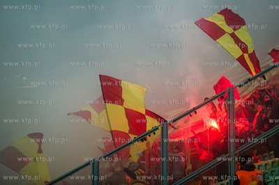 Stadion Energa Gdańsk.  Mecz XXI Kolejki Lotto Ekstraklasy...