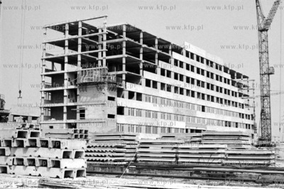 Budowa szpitala w Gdansku Zaspie.  15.05.1978 4maj78_z.kosycarz_p39...