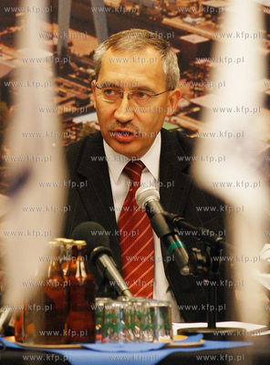 Konferencja prasowa przedstawicieli Zarzadu Stoczni...