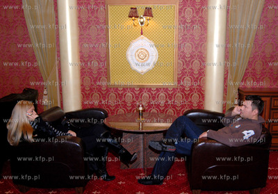 Rumia. W hotelu Faltom Dariusz Michalczewski kreci...