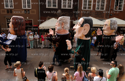 Gdansk. Dlugi Targ. Ceremonia otwarcia Jarmarku sw....