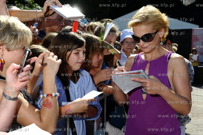 Gdynia. Plac Grunwaldzki. IV zlot fanow "M jak Milosc"....