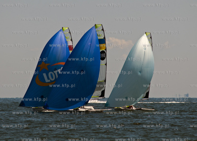 Regaty LOTTO 49er Grand Prix Gdynia 2014. 19.07.2014...