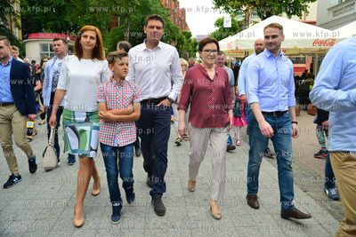 Sopot. Premier Ewa Kopacz odwiedzila Sopot w drodze...