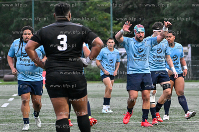 Sopot. Stadion Ogniwo Sopot. Ekstraliga rugby. Energa...