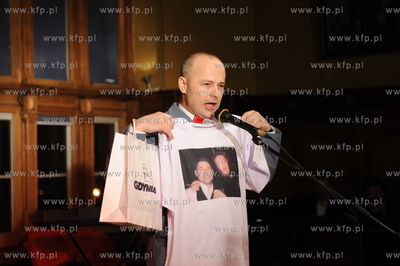 Gdansk, Ratusz Staromiejski. Uroczystosc wreczenia...