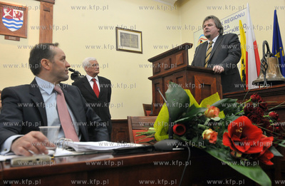 Sesja Sejmiku Wojewodztwa Pomorskiego. Podczas obrad...