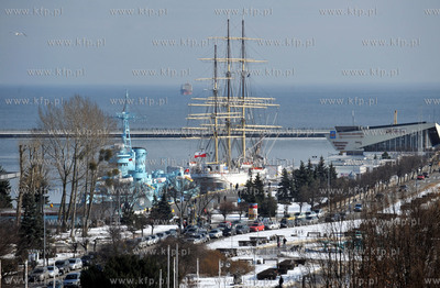 Gdynia. Skwer Kosciuszki, aleja Jana Pawla II i molo...