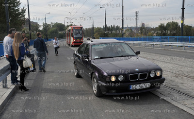 Gdansk. Otwarcie Mostu Siennickiego dla ruchu samochodowego....