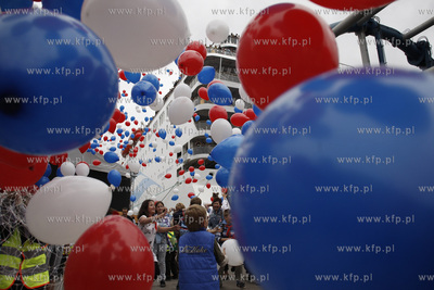 Gdynia. Chrzest promu Stena Spirit, ktory bedzie plywal...