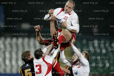 Gdansk. Stadion przy ul. Traugutta. Mecz rugby dywizji...