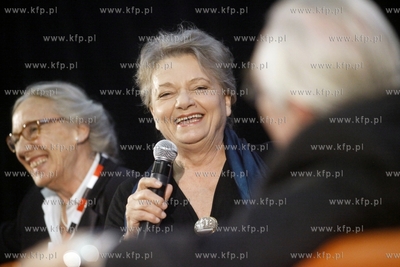 37 Gdynia Film Festival. Nz Anna Seniuk i Maja Komorowska...