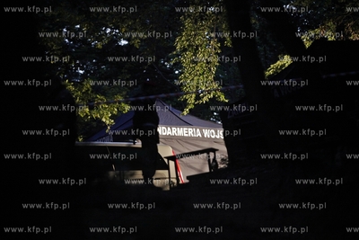 Cmentarz Srebrzysko w Gdansku. Ekshumacja zwlok Anny...