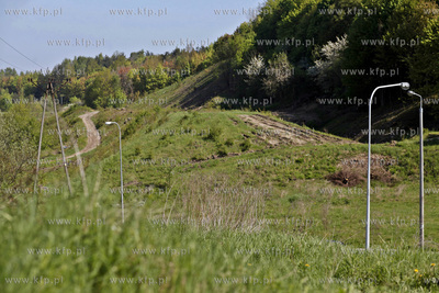 Trasa przyszlej Pomorskiej Kolei Metropolitalnej. Nz....