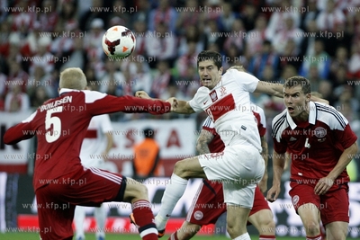 Gdansk. PGE Arena. Mecz towarzyski Polska- Dania. Nz....