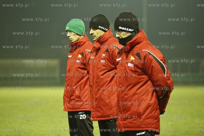 Boisko treningowe przy ul. Traugutta w Gdańsku. Trening...