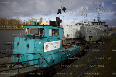 Holownik Okoń, najstarszy gdański holownik, zbudowany...
