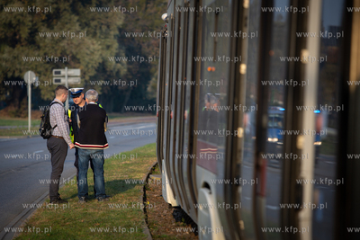 Zderzenie tramwajów na ul. Marynarki Polskiej w Gdańsku.
18.10.2018
fot....