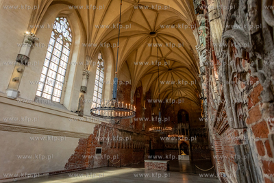 Wnętrze kościoła NMP na zamku w Malborku.
13.09.2023
fot....