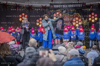Finał wielkiej Orkiestry Świątecznej Pomocy w Sopocie....