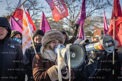 Demonstracja wsparcia dla lekarzy i pacjentek w Gdańsku....