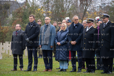 Wojskowy Cmentarz Francuski w Gdańsku. Uroczystości...