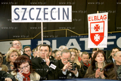 Pierwsza konwencja Platformy Obywatelskiej zalozonej...