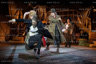 Gdańsk, Teatr Wybrzeże. Próba medialna spektaklu...