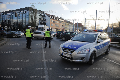 Transport kibicow Ruchu Chorzow, ktorzy przyjechali...