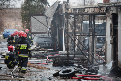Gdansk. Trakt Sw. Wojciecha. Wybuch butli z gazem oraz...