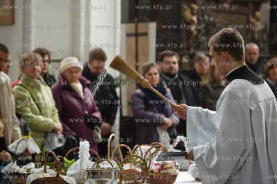 Gdansk.Swieta Wielkanocne w Bazylice Mariackiej. Wielka...